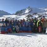 Gruppenfoto auf dem Pitztaler Gletscher